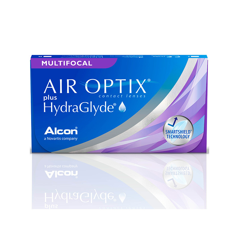 Air Optix® Plus Hydraglyde Multifocal Low (boîte de 3)