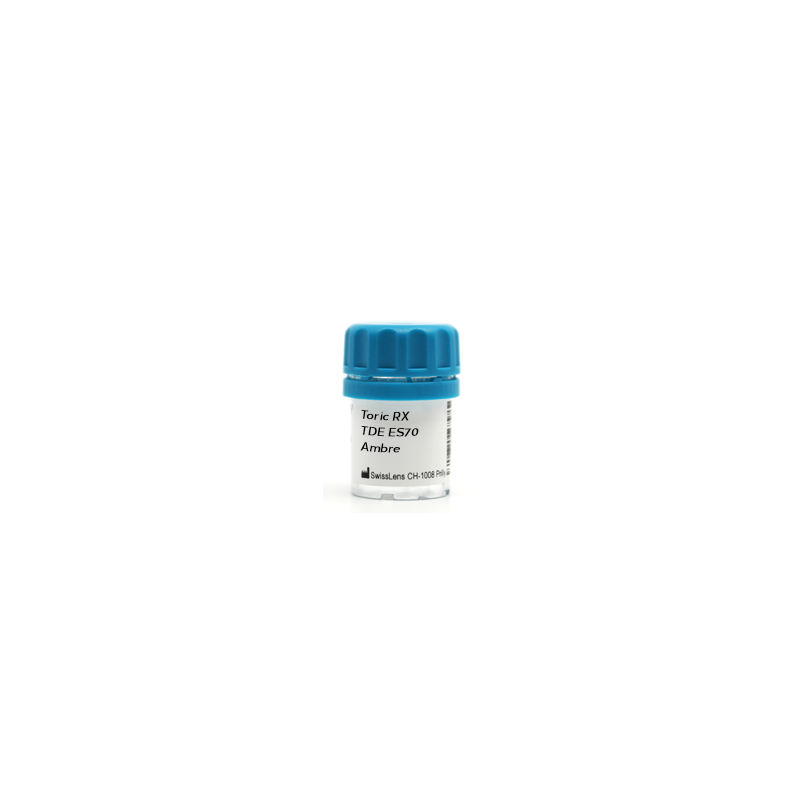 Lunelle Toric RX TDE ES70 Couleur Ambre (sans retour) Lunelle Toric RX TDE ES70 Couleur Ambre (sans retour)