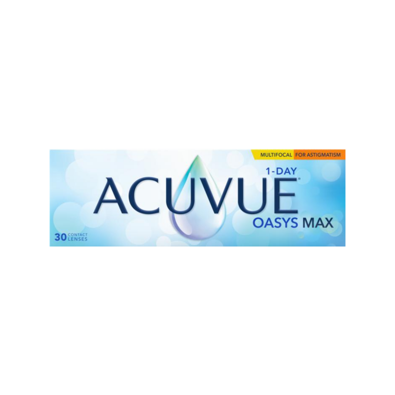 ACUVUE® OASYS MAX 1-Day MULTIFOCAL for ASTIGMATISM High (boîte de 30)
