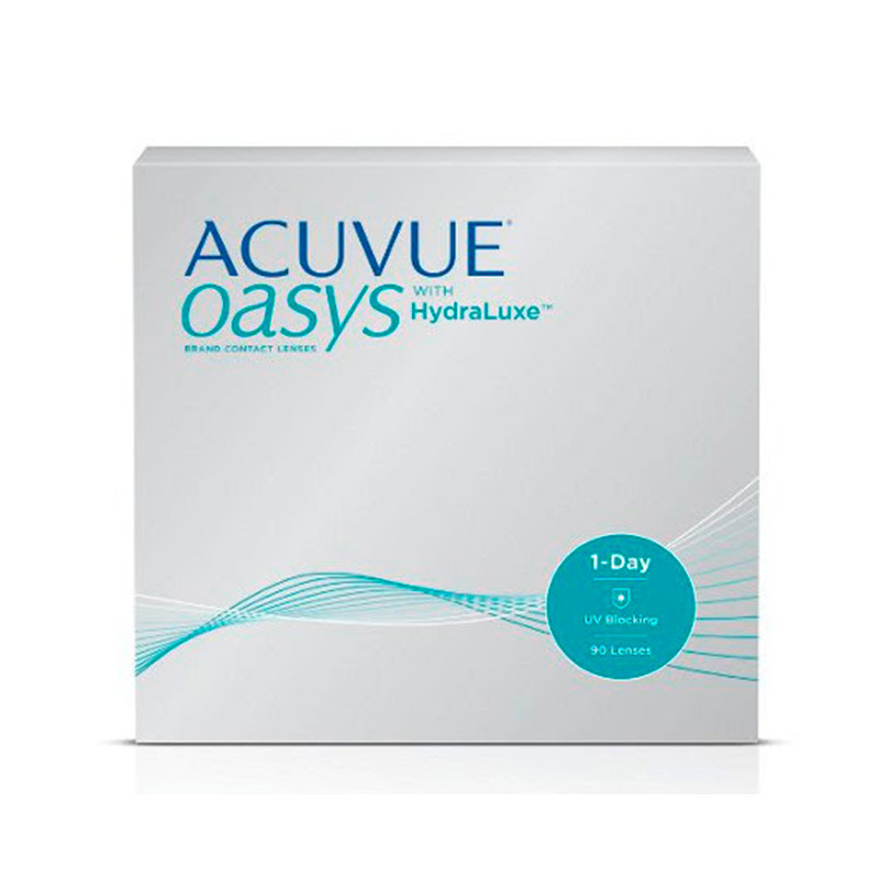 Acuvue® Oasys® 1-Day with Hyraluxe™ (boîte de 90) Acuvue® Oasys® 1-Day with Hyraluxe™ (boîte de 90)