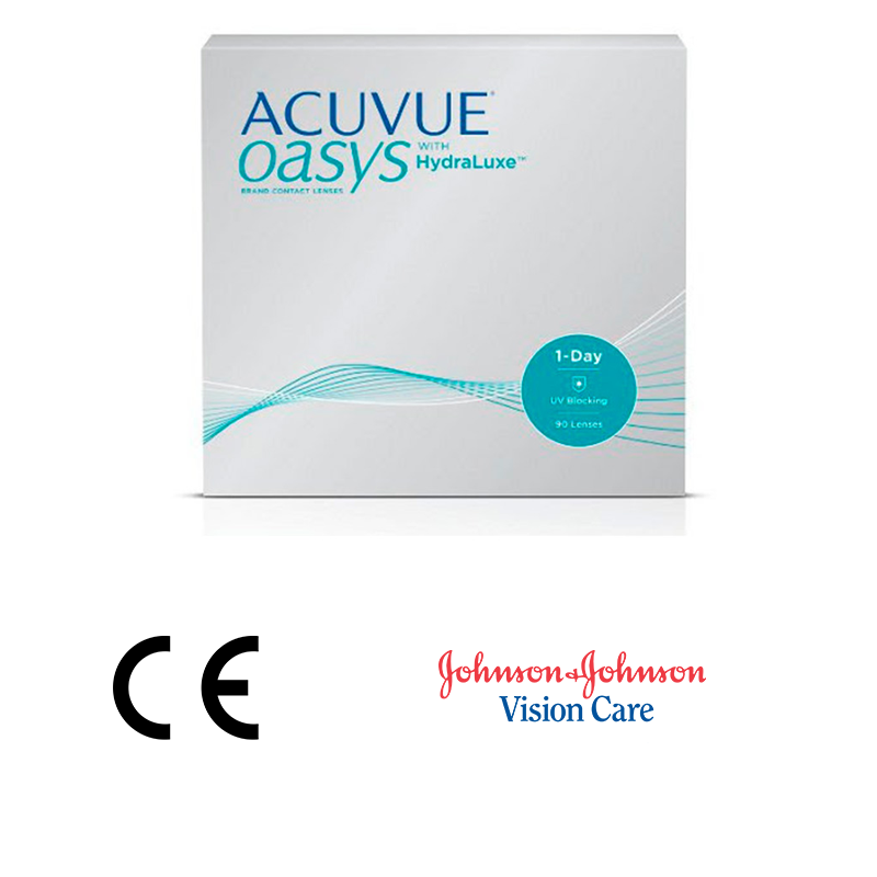 Acuvue® Oasys® 1-Day with Hydraluxe™ (boîte de 90)