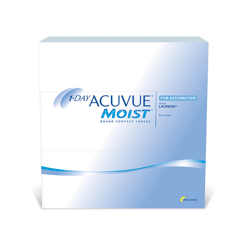 1-Day Acuvue® Moist® for Astigmatism (boîte de 90)